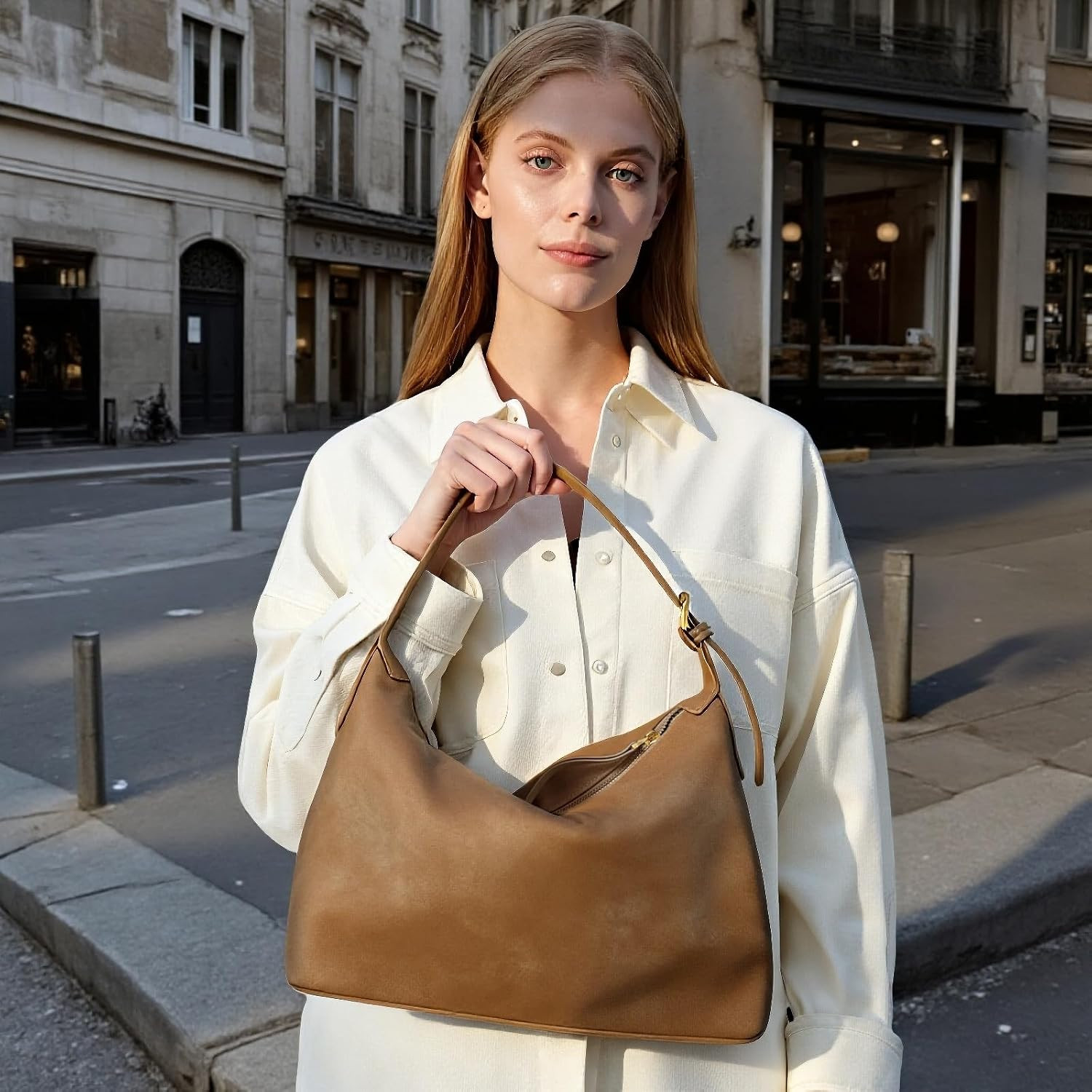 Hobo Bag For Women, Fause Suede Woven Crossbody Purse | Amazon (US)