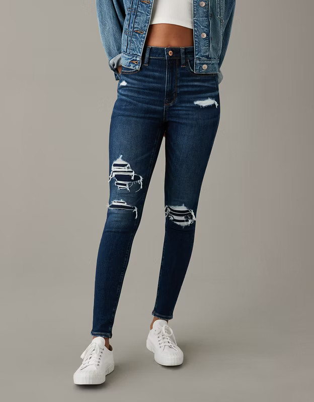 AE Next Level Ripped Super High-Waisted Jegging | American Eagle Outfitters (US & CA)
