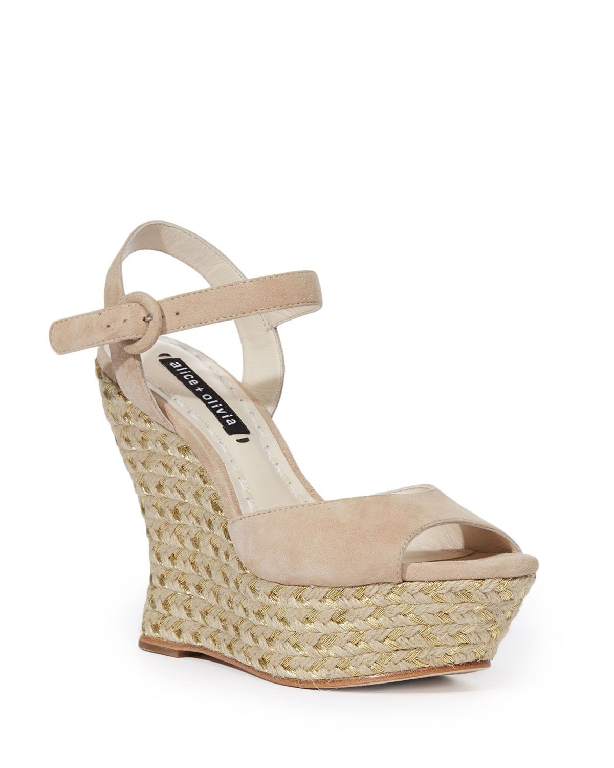 Jana Suede Wedge Platform Sandal | Neiman Marcus