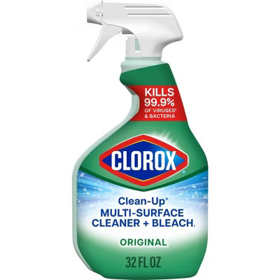 Clorox Original Clean-Up All Purpose Cleaner with Bleach Spray Bottle - 32oz | Target