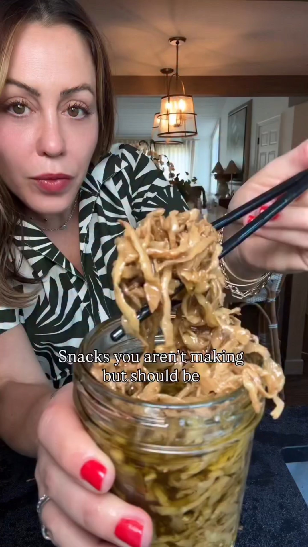 Pickled eggplant is the GOAT.  Thank you to my mom for filling our pantry and sorry for cursing. 
Linking my dress and these jars!

#LTKStyleTip #LTKSeasonal #LTKSaleAlert