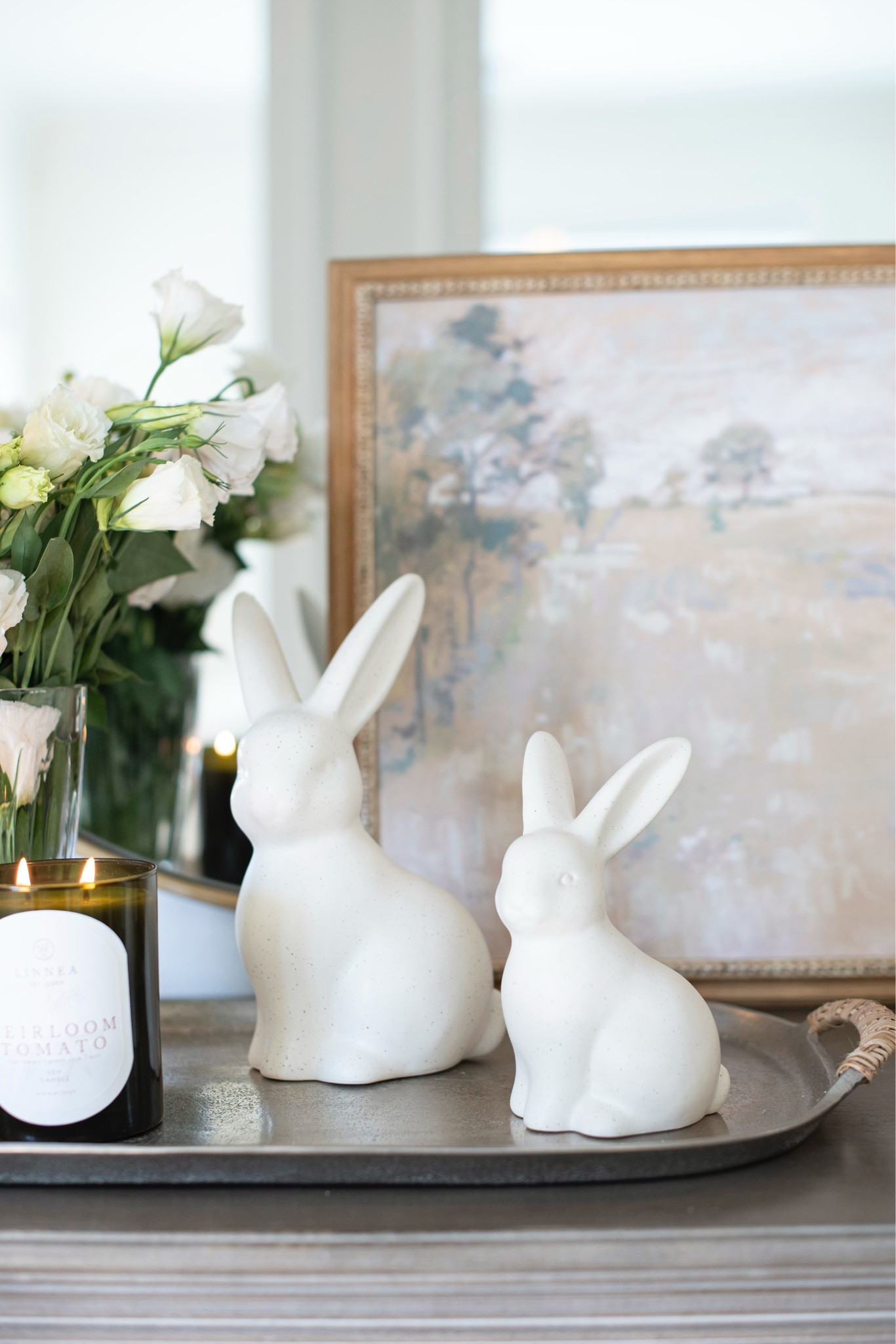 Decorative porcelain bunnies for Easter or Spring decor 

#LTKfindsunder50 #LTKhome #LTKSeasonal