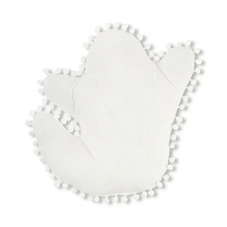 Harvest 13 in White Ghost-Shaped Decorative Pillow, Way to Celebrate! | Walmart (US)