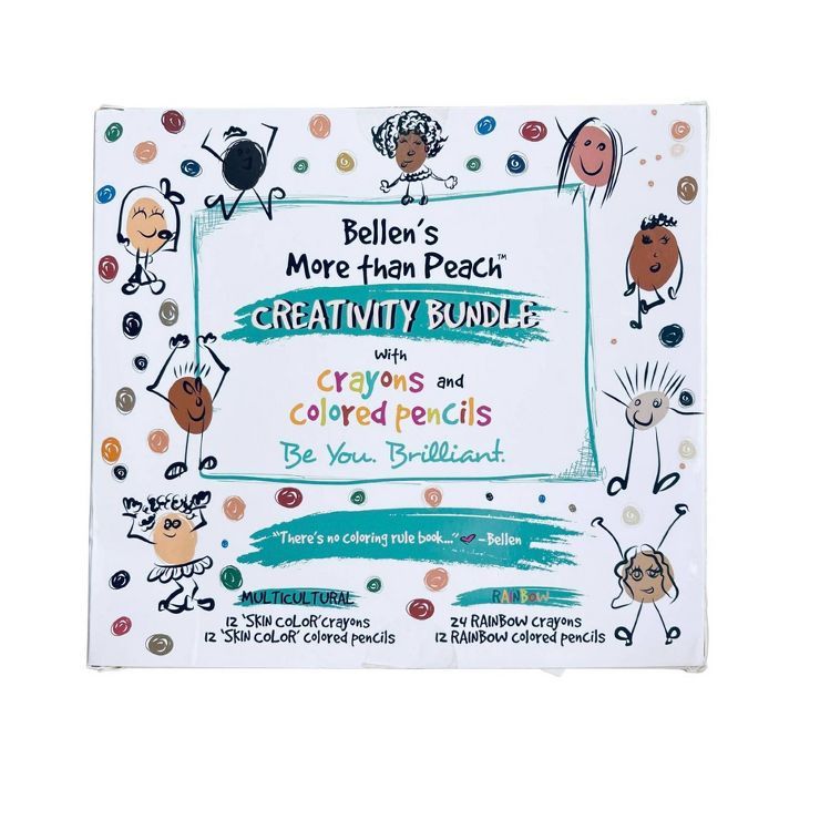 Creativity Pack Colored Pencil & Crayon Bundle - Bellen's More Than Peach | Target