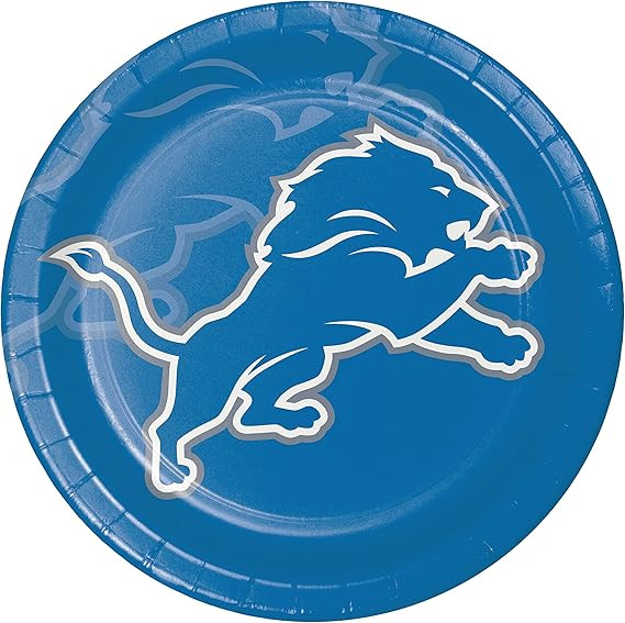 Trendware Detroit Lions Paper Plates, 24 ct | Amazon (US)