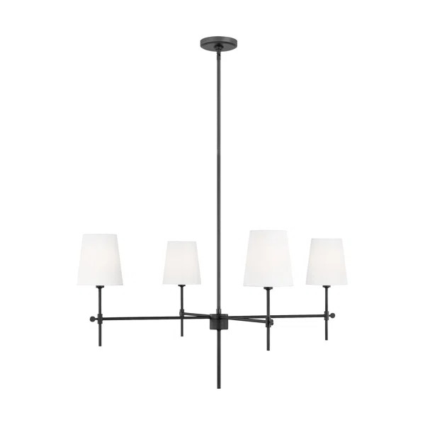 Baker 4 - Light Shaded Classic / Traditional Chandelier | Wayfair North America