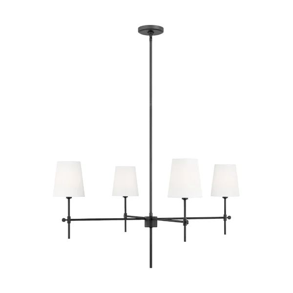 Baker 4 - Light Shaded Classic / Traditional Chandelier | Wayfair North America