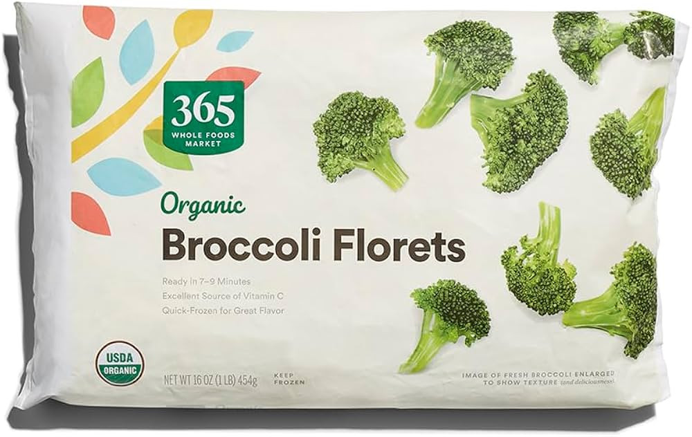 365 by Whole Foods Market, Organic Broccoli Florets, 16 oz, (Frozen) | Amazon (US)