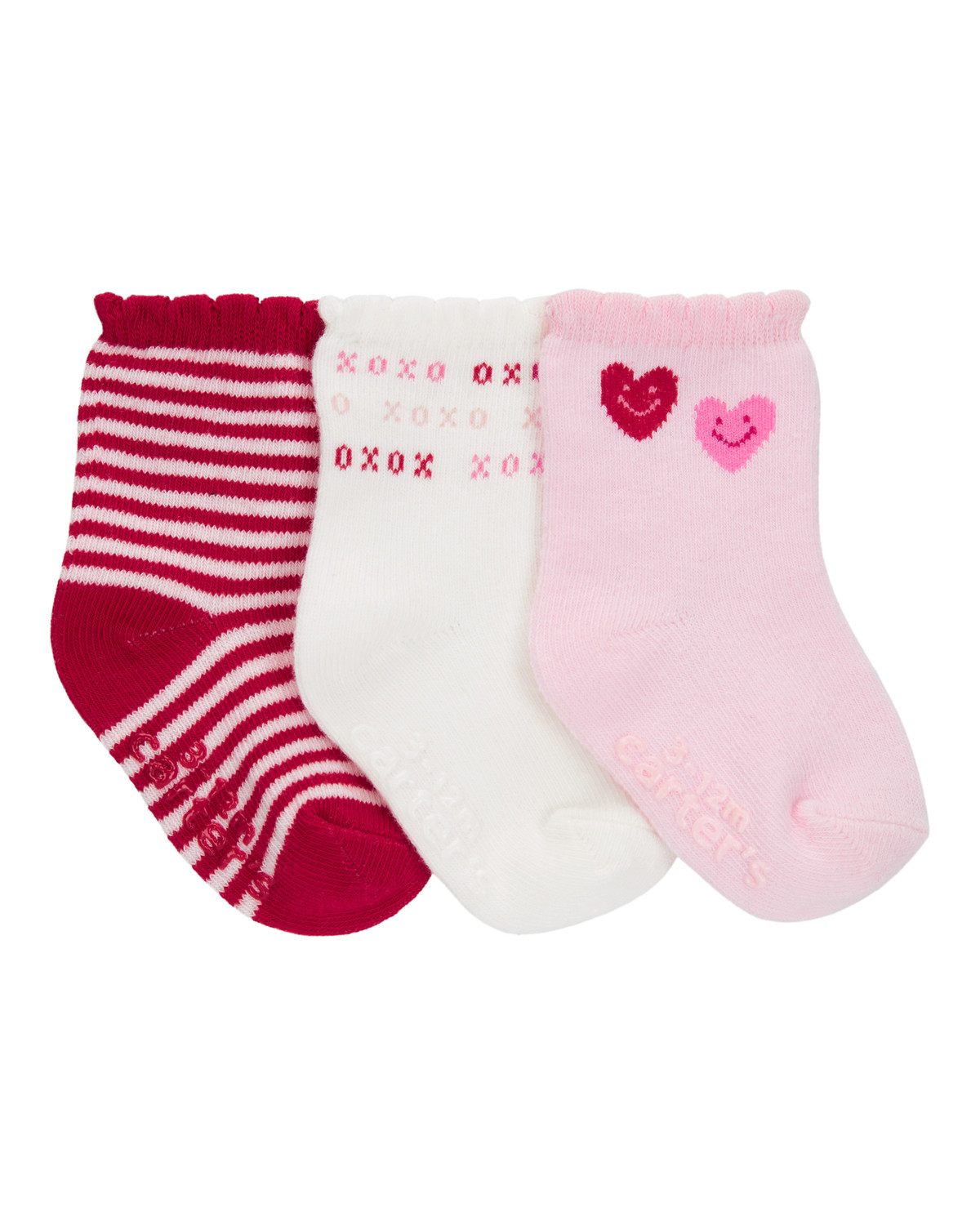 Baby Valentine's Day 3-Pack Socks | Carter's Inc