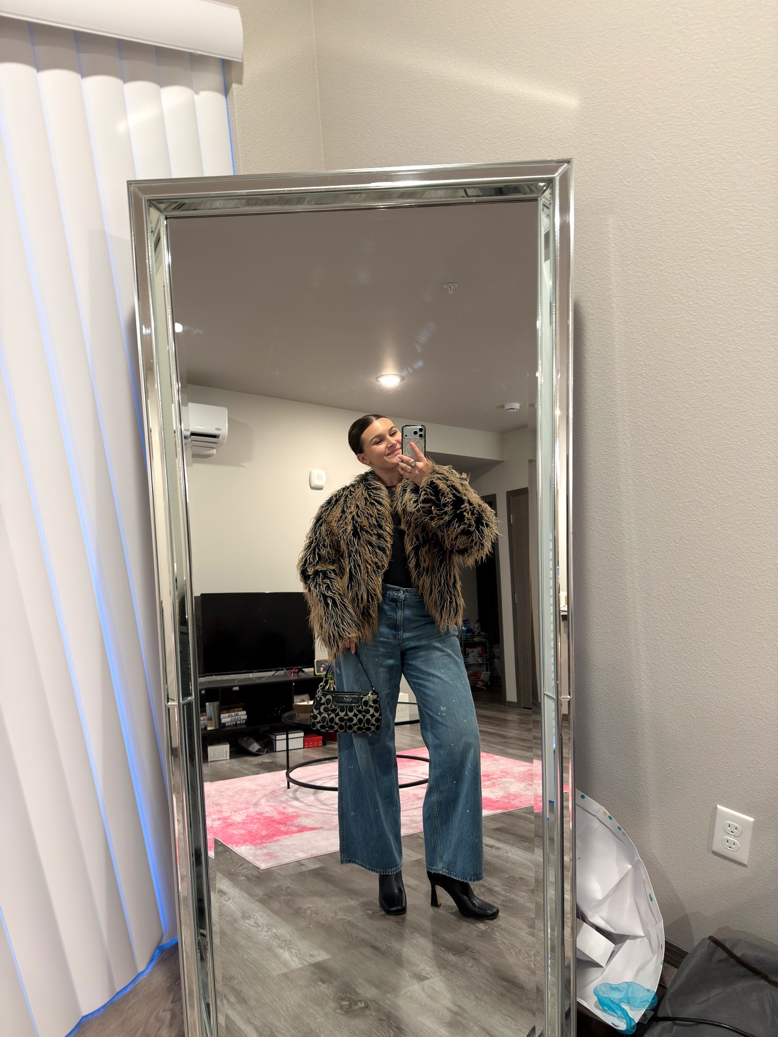 Cutie girls night out look! Perfect for dinner or if you want to go out dancing 💃🏻

I’m wearing a M jacket and bodysuit, size 31 jeans and size 9 boots

#LTKMidsize #LTKootd #LTKSeasonal