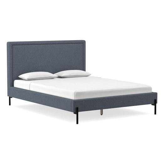 Emmett Nontufted Bed - Metal Legs | West Elm (US)