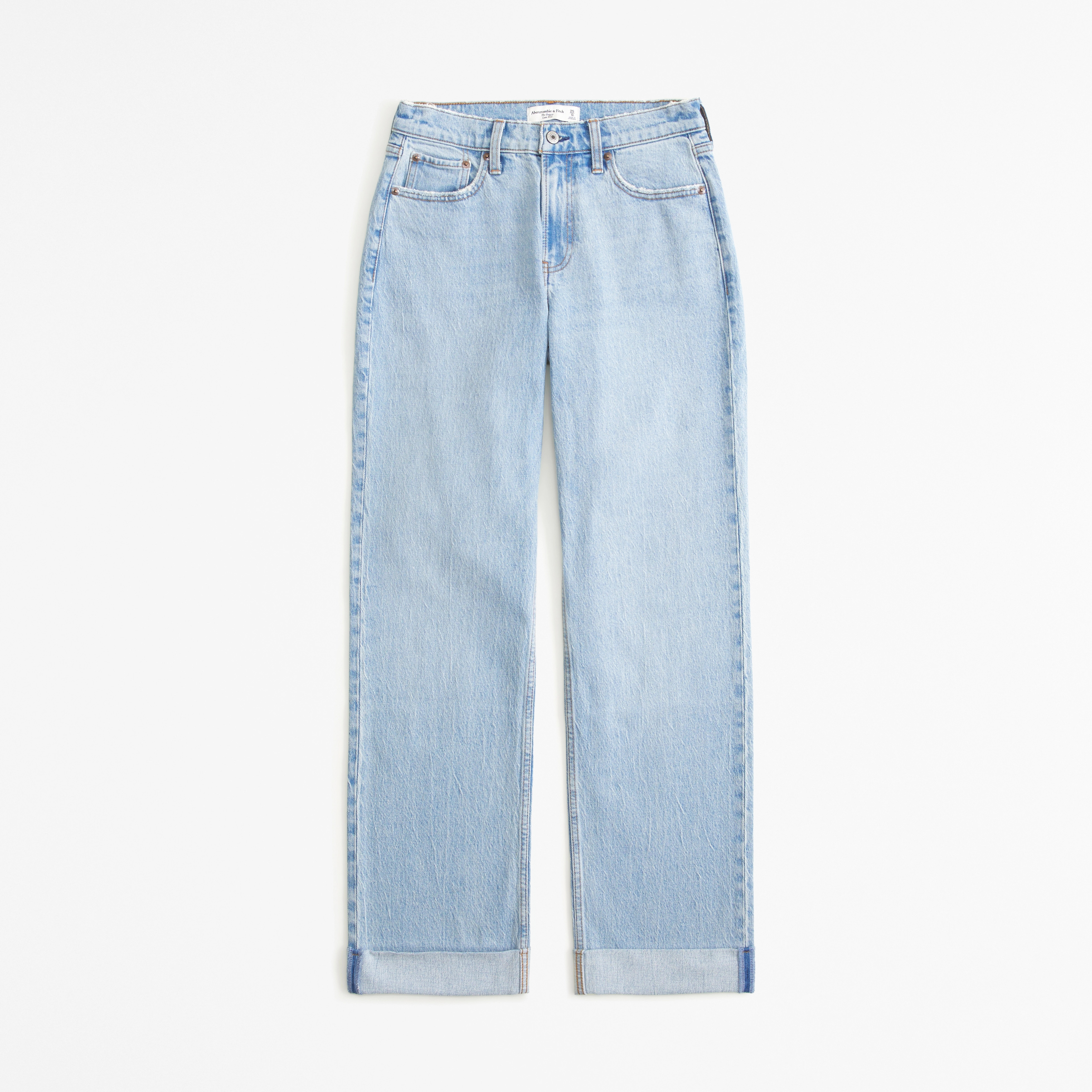 Curve Love Low Rise Baggy Jean | Abercrombie & Fitch (US)