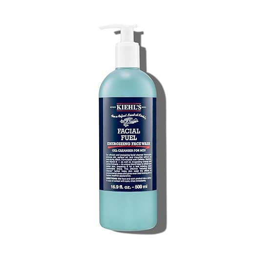 Kiehl's Facial Fuel Face Wash, Refreshing + Invigorating Men's Gel Cleanser, with Caffeine, Vitam... | Amazon (US)