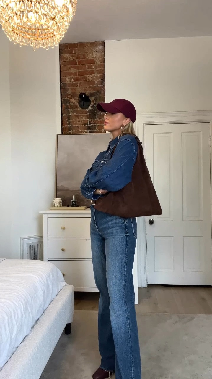 wearing vs styling — denim on denim
Sizing: 
Bodysuit - medium
denim top - large


#LTKStyleTip #LTKSeasonal #LTKFallSale