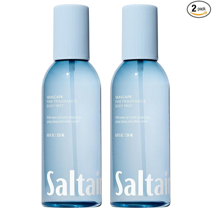 Saltair Body Mist 2 Pack - Fine Fragrance, Lightweight Body Spray Mist with Seascape Scent. Long ... | Amazon (US)