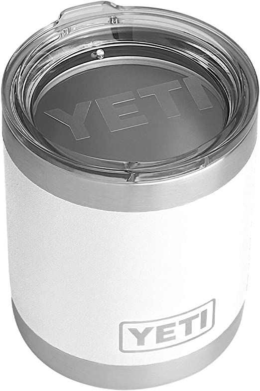 YETI Rambler 10 oz Lowball, Vacuum Insulated, Stainless Steel with Standard Lid | Amazon (US)