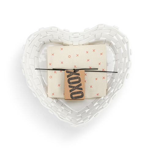 Heart Bread Basket with Towel | DEMDACO