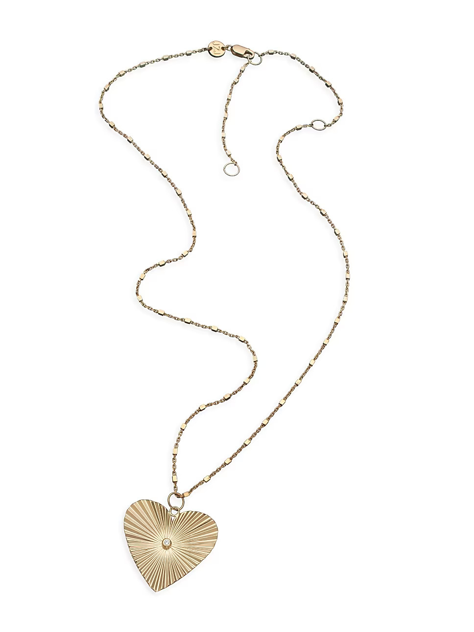 Sheldon 18K-Gold-Plated & 0.015 TCW Diamond Necklace | Saks Fifth Avenue