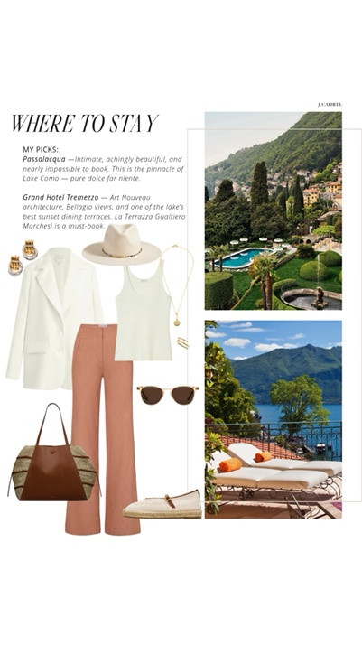 Lake Como has officially entered my European summer daydreams 🇮🇹✨

Think terracotta villas draped in bougainvillea, boat rides across glassy water, long lunches overlooking the lake, sunset aperitivos, and the kind of effortless luxury Italians do better than anyone. I rounded up the best hotels, restaurants, villages, and experiences to save for your next trip—plus outfit inspiration inspired by the timeless Lake Como aesthetic.

From linen dresses and elegant swimwear to raffia bags and oversized sunglasses, this edit is all about dressing for la dolce vita.

Shop the full Lake Como edit below. 🤍

#LakeComo #LakeComoItaly #ItalianSummer #EuropeanSummer #VacationStyle #LuxuryTravel #WhatToWear #ResortStyle #QuietLuxury #SummerStyle #LTKStyle #TravelGuide #ItalyTravel #LakeComoStyle

#LTKTravel #LTKSeasonal #LTKOver40 #LTKTravel