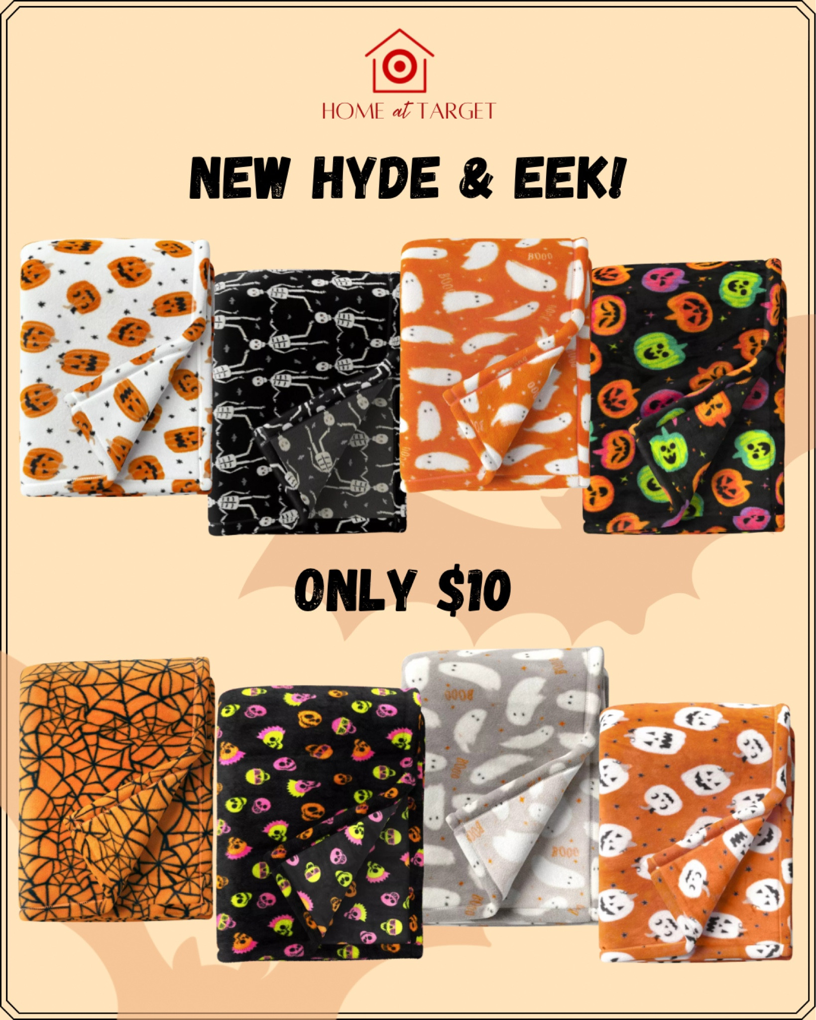 Creepy cozy blankets from targett