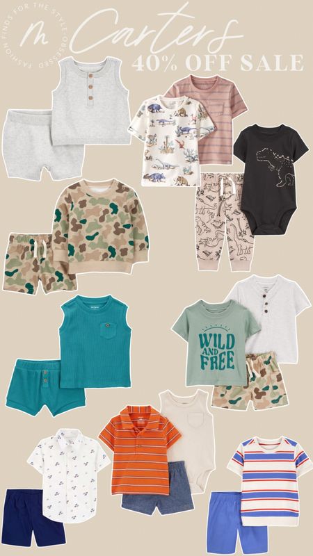 Carter's SALE 40% off + an additional 10% off with code INSIDER10

#LTKkids #LTKsalealert #LTKbaby