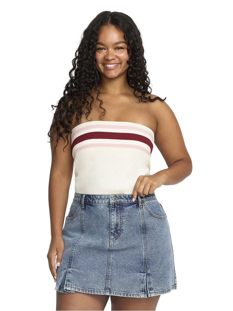 Mills by Millie Bobby Brown Women's Sweater Tube Top, Sizes XXS-XXXL | Walmart (US)