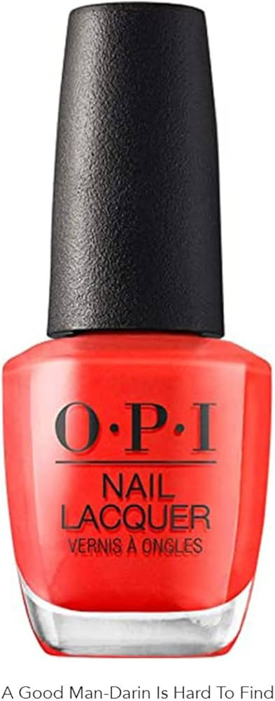 OPI Nail Lacquer, A Good Man-darin is Hard to Find, Orange Nail Polish, 0.5 fl oz | Amazon (US)