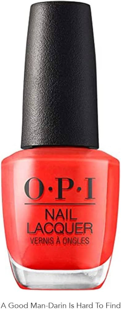 OPI Nail Lacquer, A Good Man-darin is Hard to Find, Orange Nail Polish, 0.5 fl oz | Amazon (US)