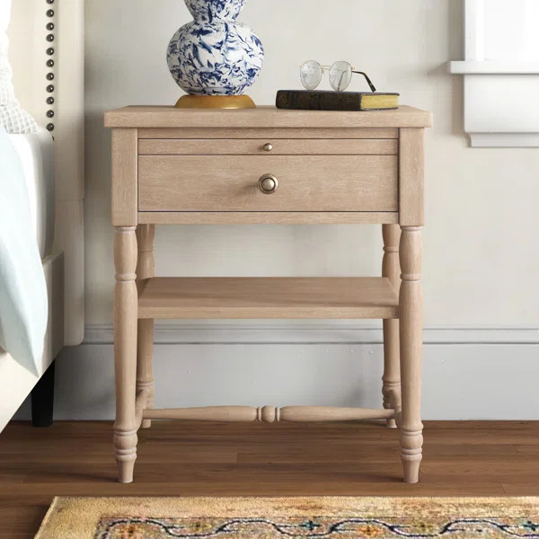 Jodie Solid + Manufactured Wood Nightstand | Wayfair North America