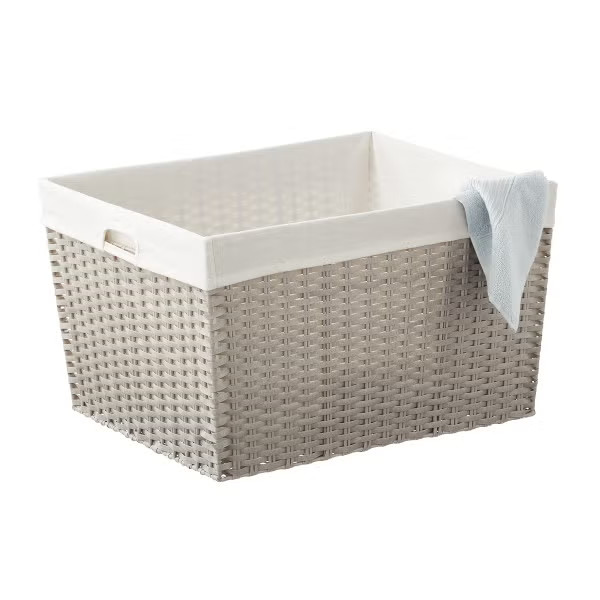Montauk Rectangular Basket | The Container Store