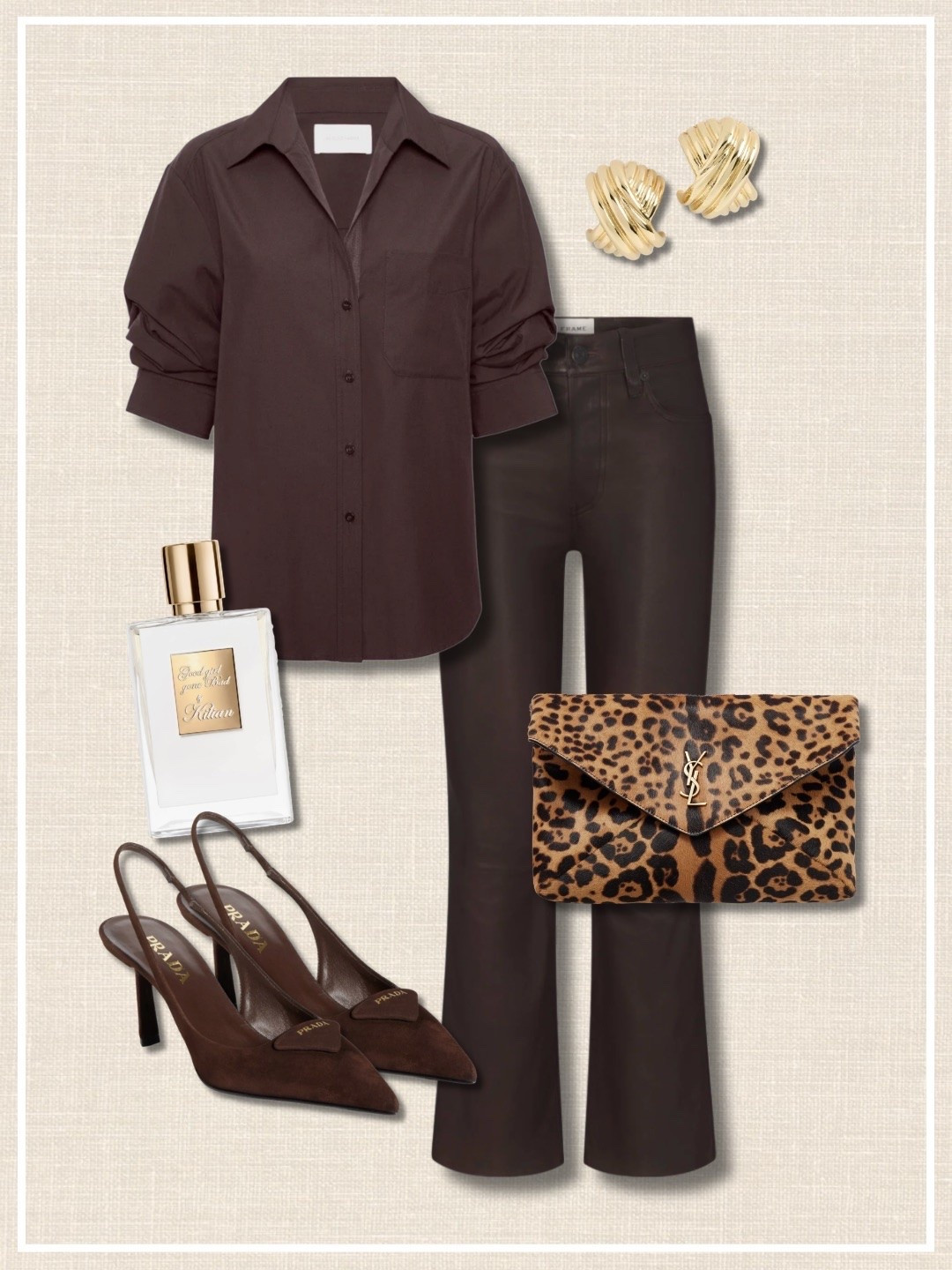 Fall outfit inspo! Chocolate brown is one of my favorite colors and this monochromatic look is SO GOOD! This has been one of my favorite tops recently 🤎