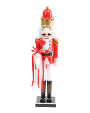 24in King Nutcracker With Red Heart Decor | Valentine's Day | Marshalls | Marshalls