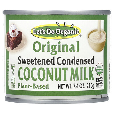 Edward & Sons, Let's Do Organic®, Sweetened Condensed Coconut Milk, Original , 7.4 oz (210 g) | iHerb