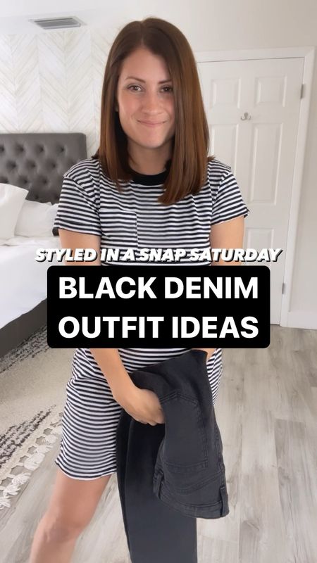 ✨STYLED IN A SNAP SATURDAY✨ Black denim outfit ideas for Fall!🍁 Black denim is one of my favorite things to wear in in the Fall! Tons of ways to dress up or dress down!

Target | Walmart | old navy | amazon

#LTKSeasonal
