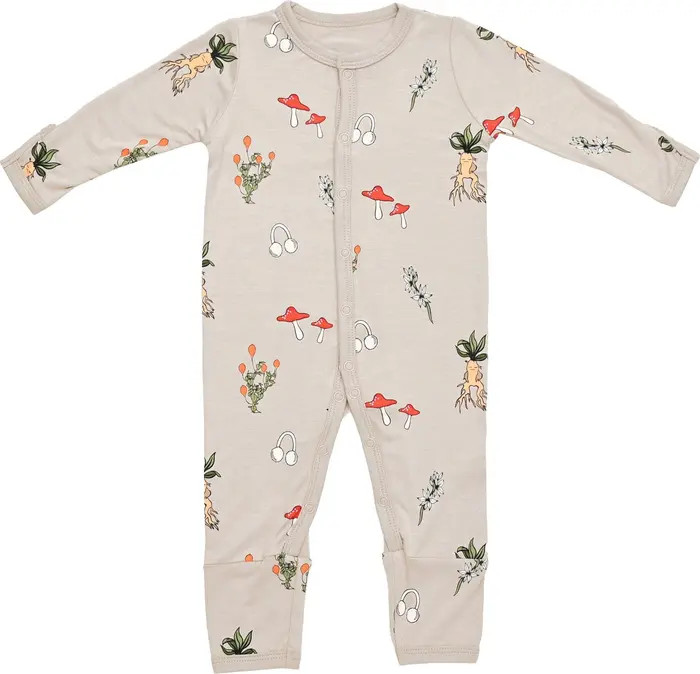 Kyte BABY Herbology Print Snap Up Romper | Nordstromrack | Nordstrom Rack