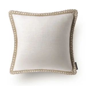 Phantoscope 20" x 20" Modern, Contemporary, Transitional White Texture Polyester Throw Pillow | Walmart (US)