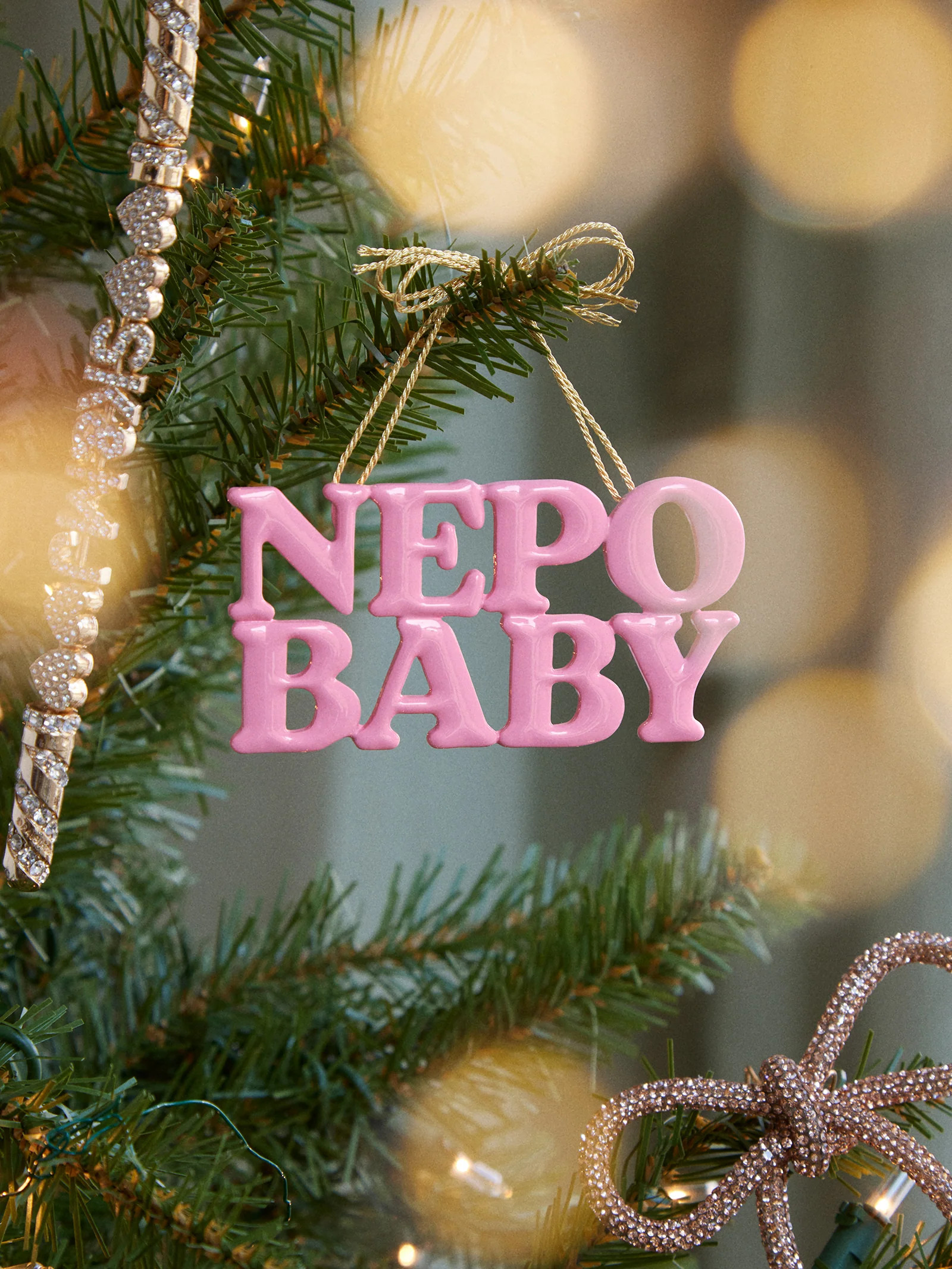 Say It All Ornament - Nepo Baby Ornament | BaubleBar (US)