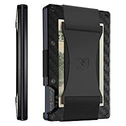 The Ridge Minimalist Slim Wallet For Men - RFID Blocking Front Pocket Credit Card Holder - Alumin... | Amazon (US)