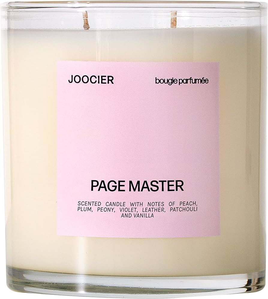 JOOCIER | Page Master Candle- Violet, Leather, Patchouli | Bibliotheque Fragrance Inspired Candle... | Amazon (US)