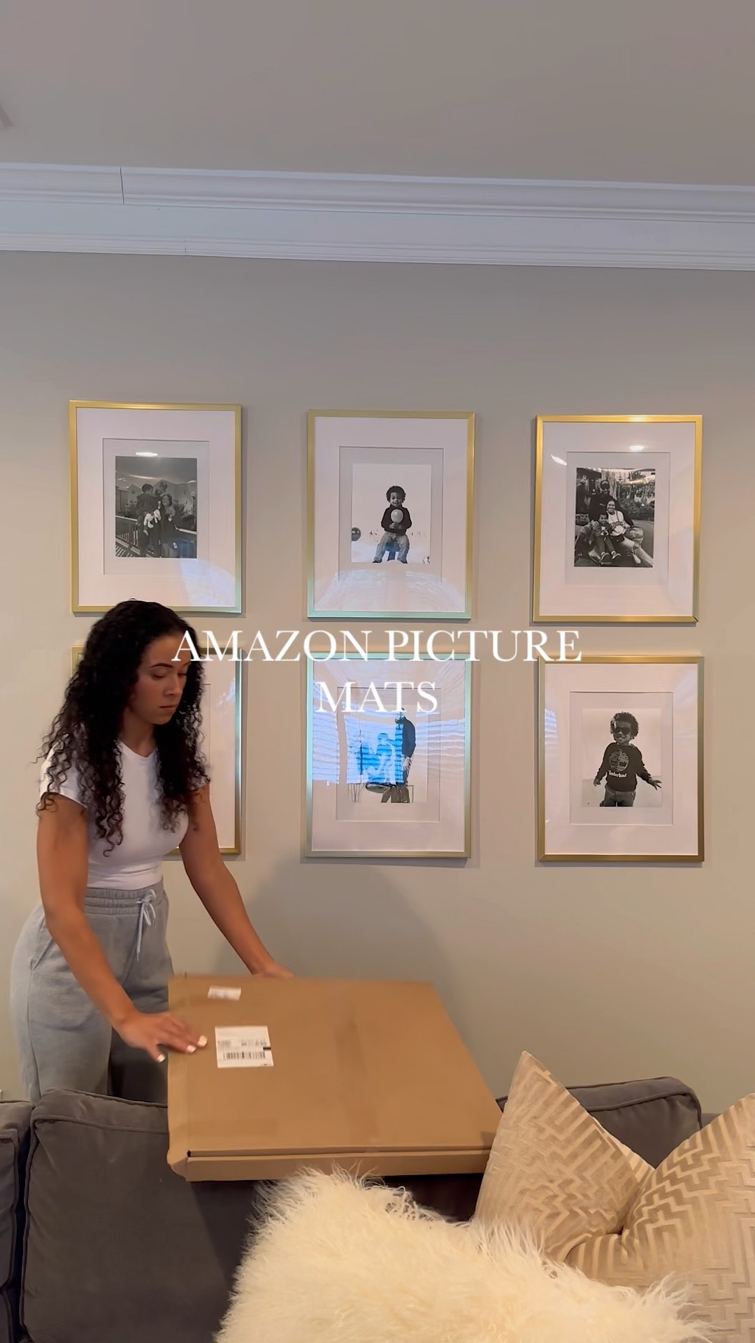 I absolutely love these 16x20 gold frames. They’re the perfect size for the wall in my living room and are very pretty. When I purchased them, I intended on placing 11x14 photos inside but the photos I wanted to put in looked better in 8x10. I placed the photos on the back of the stock photo initially so I could get them up, but I found some 16x20 matted for 8x10 mats on Amazon and they look absolutely perfect now. Shop both of these items if you are looking for gold frames in your home. 

Prime day is July 11th-12th so don’t miss out on the chance to get these at a discounted price. 

#LTKhome #LTKxPrimeDay