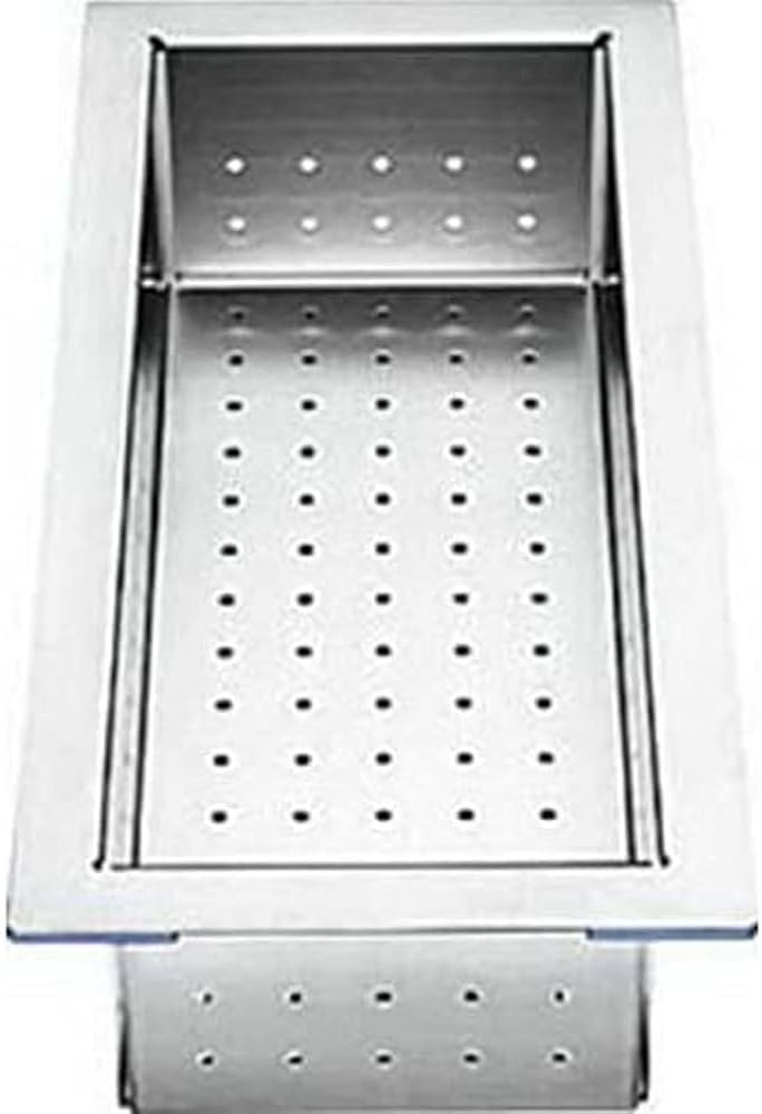 BLANCO Resteschale Edelstahl | 420 x 200 mm | Gelocht | Amazon (DE)
