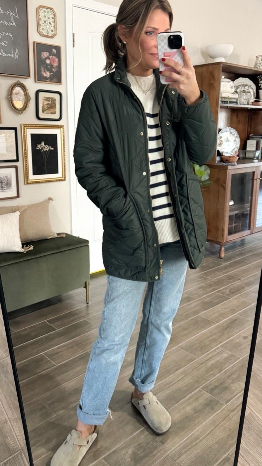 LOVE this jacket y’all! It also comes in a pretty rust maroon color! I’m 5’6” with a long torso and have a medium 

#LTKGiftGuide #LTKStyleTip