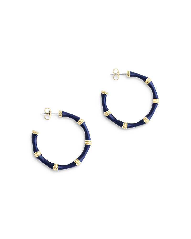 Anabel Aram Enamel Bamboo Shaped Hoop Earrings | Bloomingdale's (US)