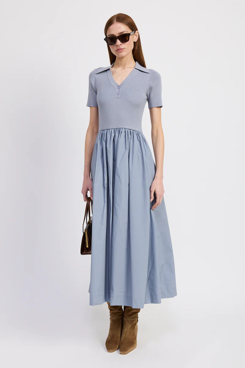 Stenson Mixed Media Dress | En Saison