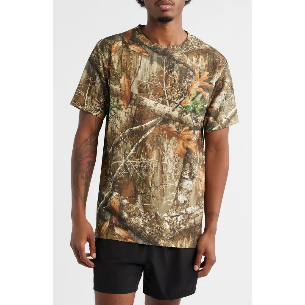 SANTO STUDIO x Realtree EDGE Camo Cotton T-Shirt in Camouflage at Nordstrom Rack, Size Xx-Large | Nordstrom Rack