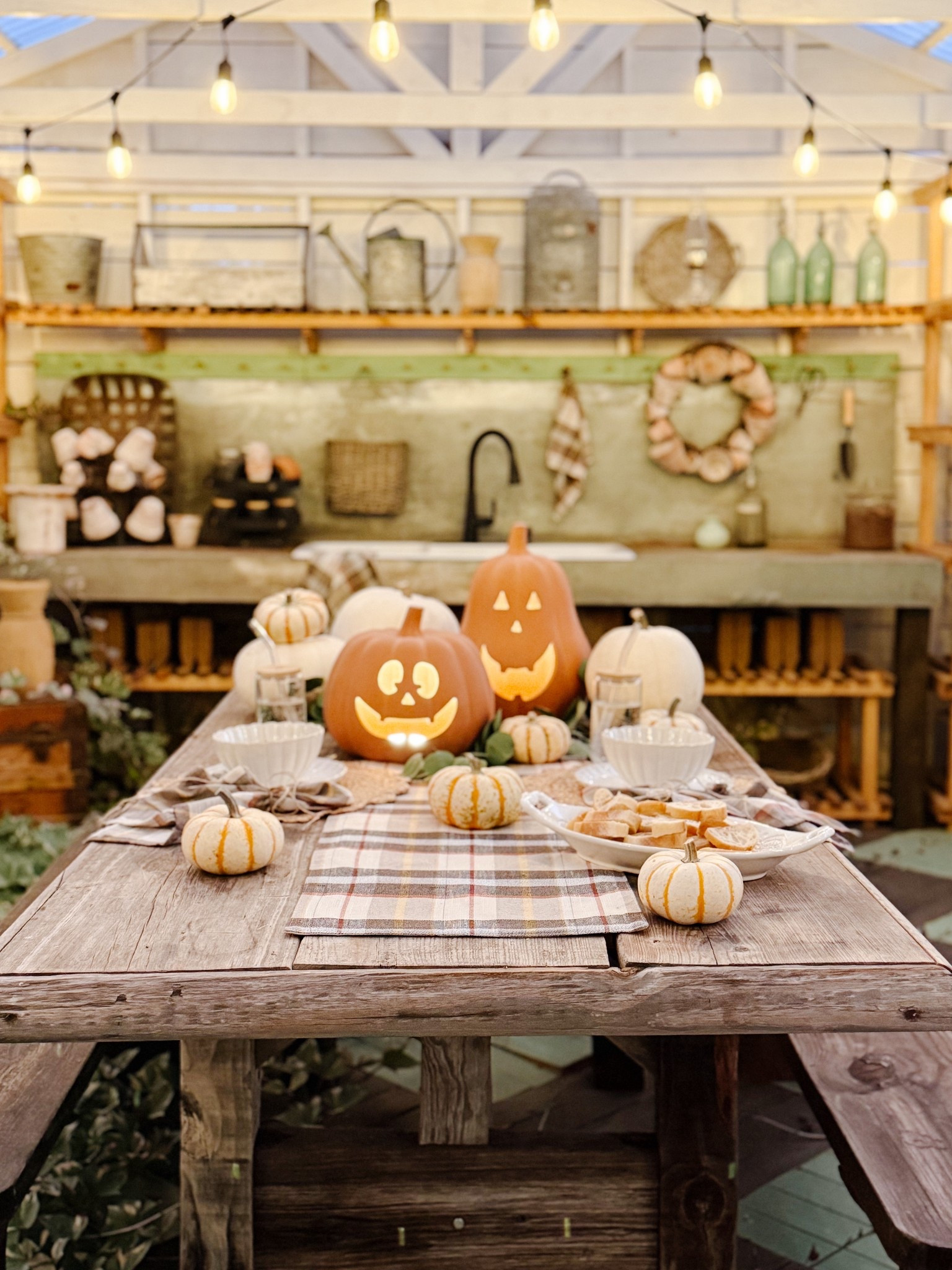 These Clay Pumpkin Luminaries are the most adorable pieces of fall decor!! #falldecorations #jackolanterns

#LTKHome #LTKSeasonal
