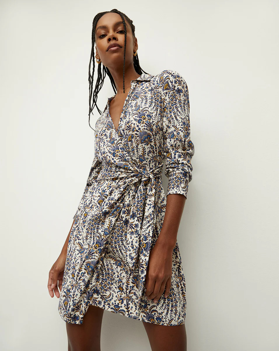 Lavella Floral Wrap Dress | Veronica Beard