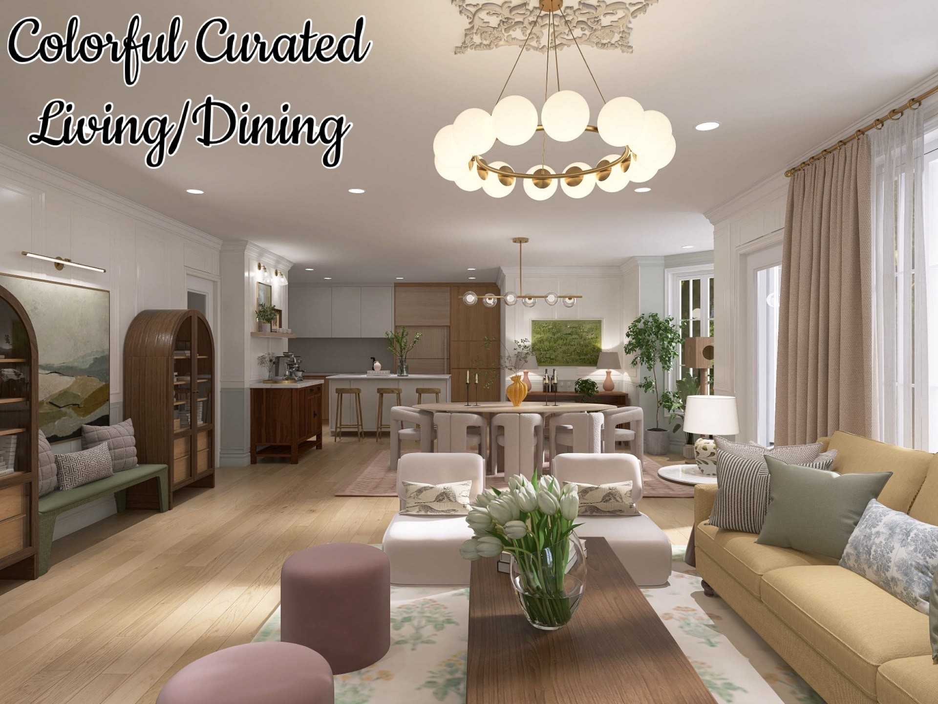 Designed by Olivia
Colorful Curated Living/Dining

#LTKmomlife #LTKSeasonal #LTKHome