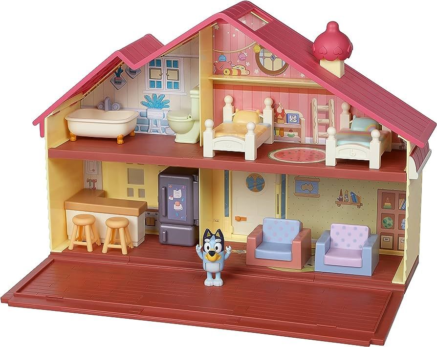 Bluey Family Home Playset with 2.5" poseable Figure | Amazon (US)