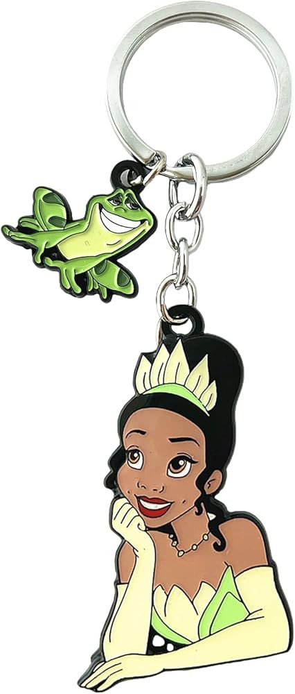 Princess Keychain Cartoon Metal Keychain for Women | Amazon (US)